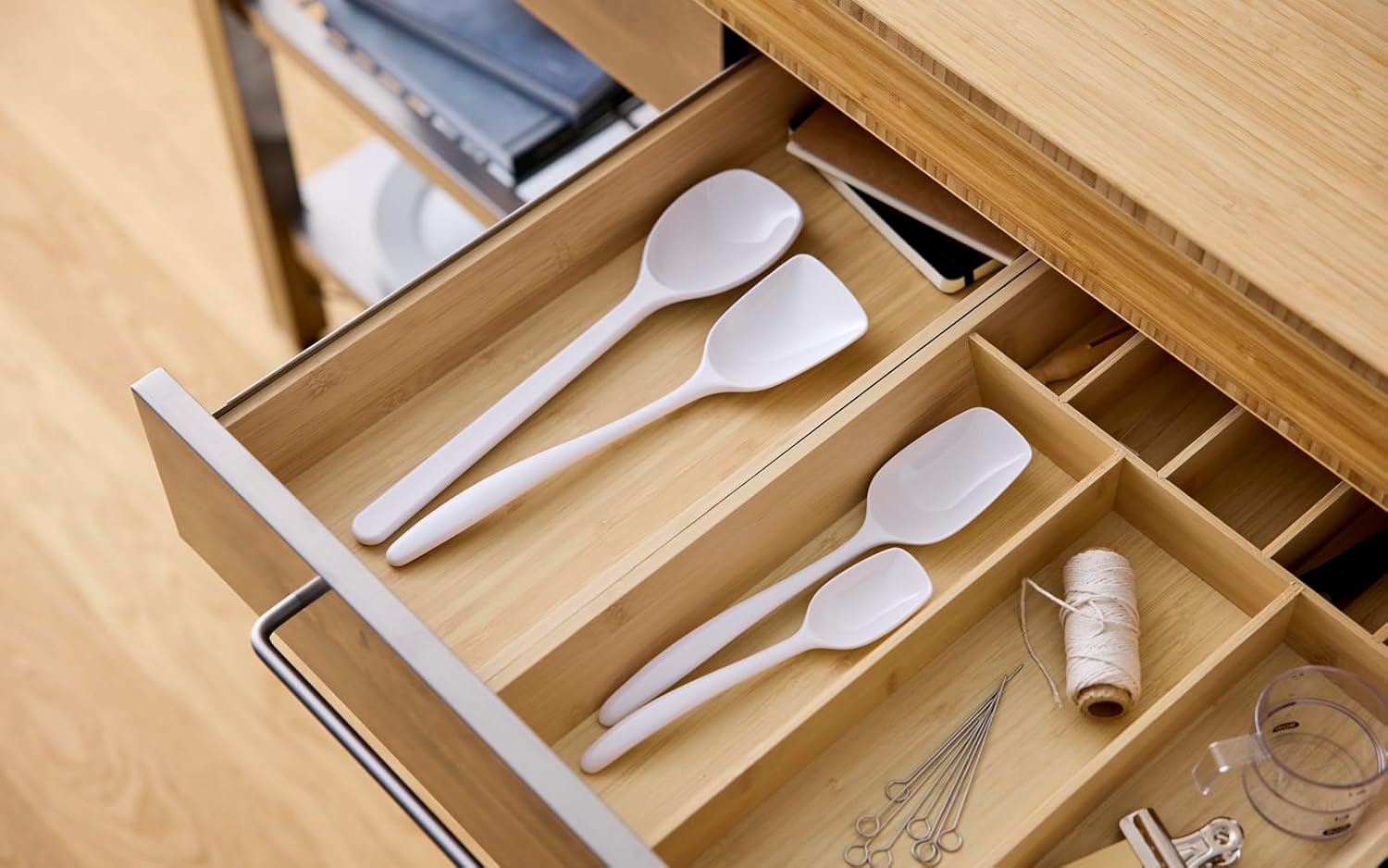 Rosti NEW Classic 4-Piece Spoon Set White