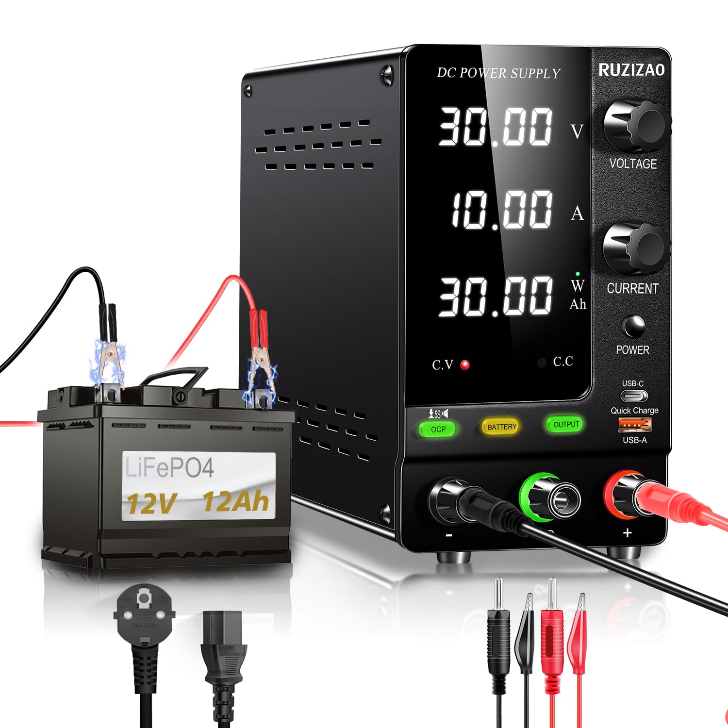 alimentation labo 30v 10a 300w