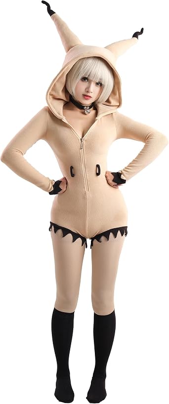haikyuu Women Rompers with Choker and Socks Onesie Pajamas Bodysuit Anime Cosplay Costume