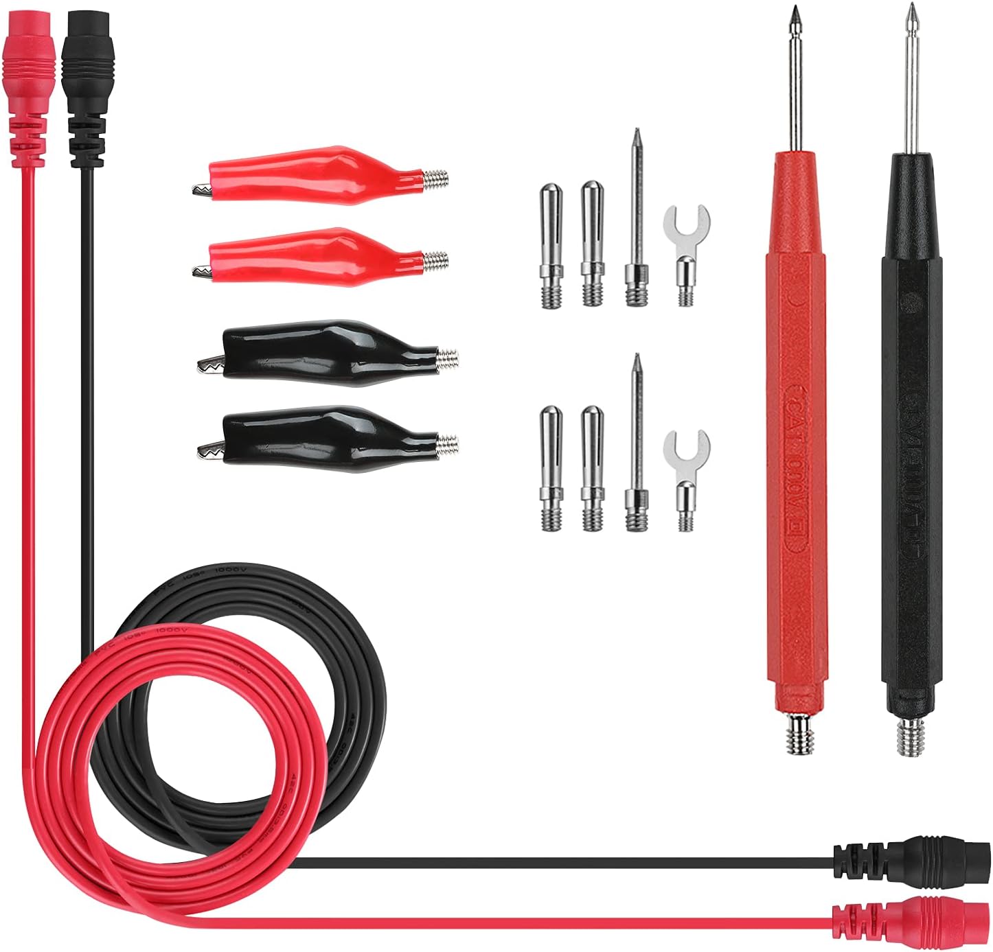 Multimeter，9999 Counts True RMS Multifunctional Digital Multimeter Voltmeter Ammeter Handheld Mini Universal Meter High Accuracy Measure AC/DC Voltage AC/DC Current Resistance acitance Frequency Duty