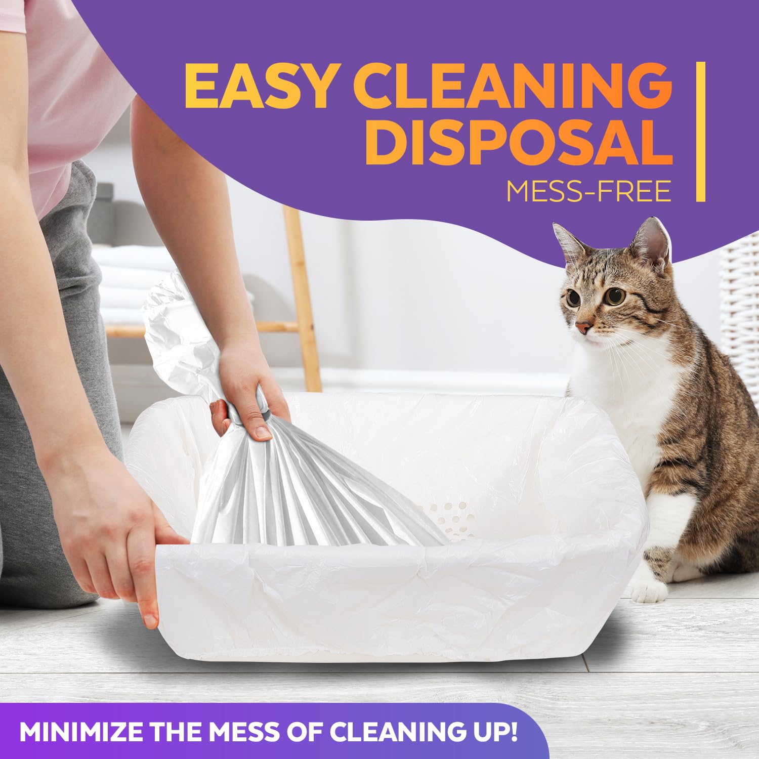 Sifting Elastic Litter Sifting Litter Box Liners Litter Liners