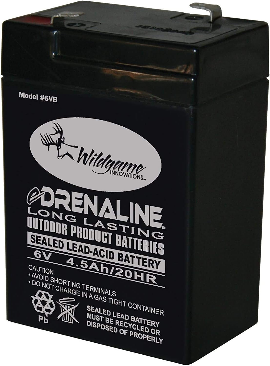 Wild Game Innovations 6V Tab Style Rechargeable Battery | Premium Rechargeable Battery Ideal for Game Feeders : Electronics