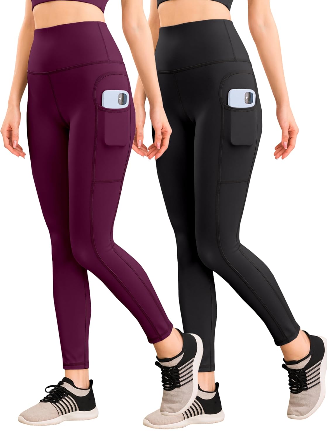 POOJARAN SAREE Yoga Pant for Womens High Wasit Tights with Side Pocket Slim Fit Gym wear Running Sports wear Leggings Stre... - Review, Price and Buying Guide