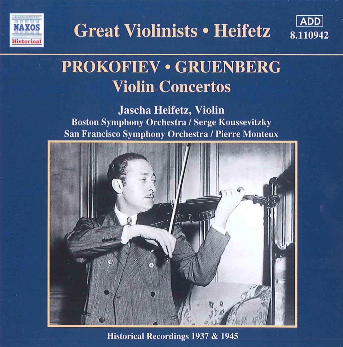 PROKOFIEV / GRUENBERG: Violin Concertos