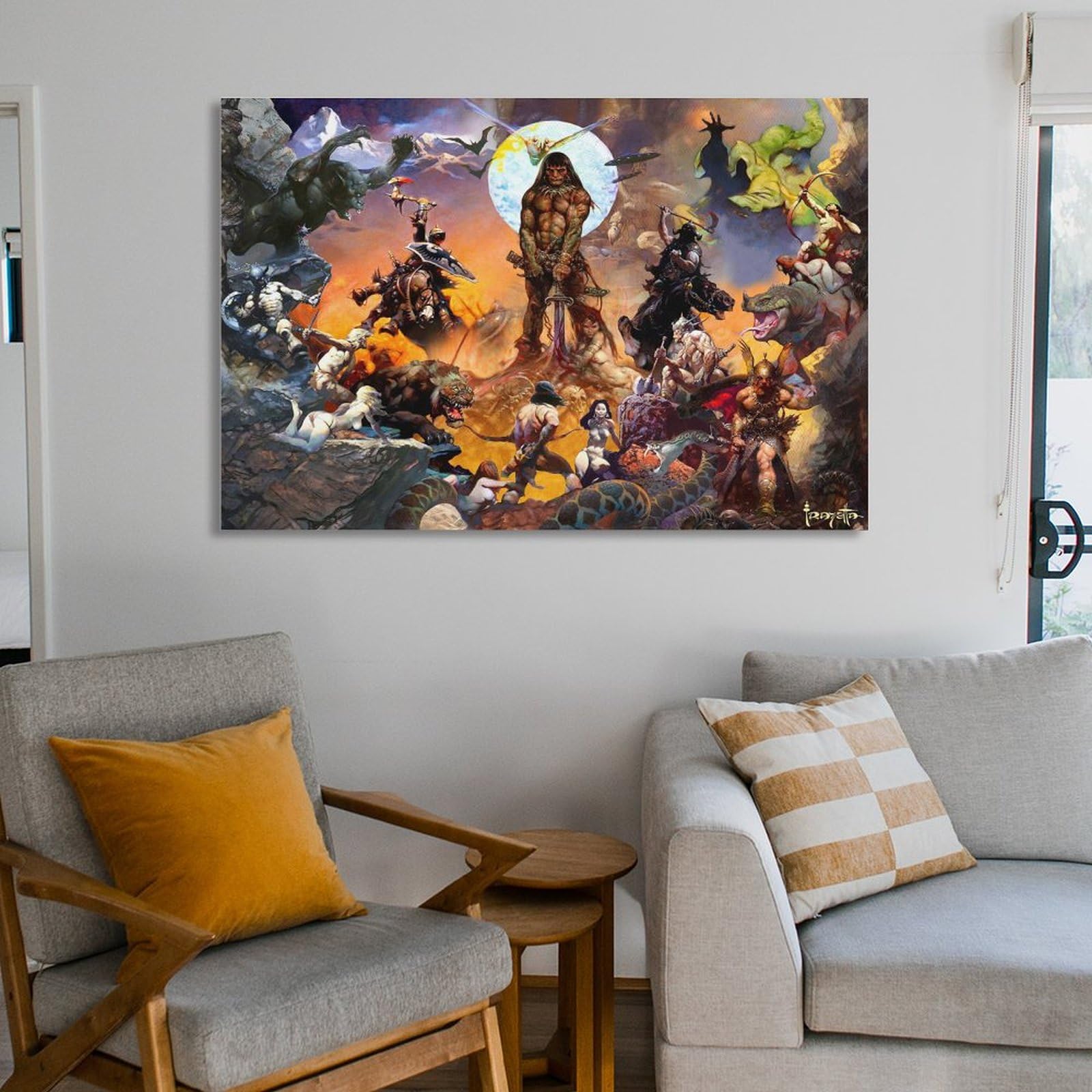 Frank Frazetta Art Print Poster The Frazettaverse Sci-fi Fantasy