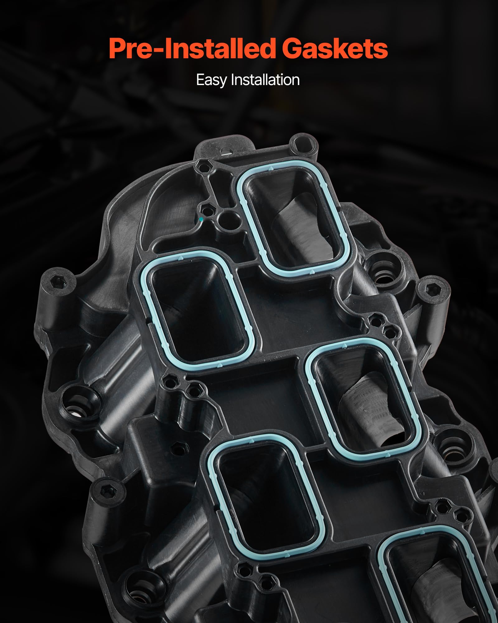 VEVOR Collettore di Aspirazione con Guarnizione, Compatibile con Grand Cherokee 2011-2015, la Sostituzione del Collettore 3009-167ALU, 051 841 99 AF, 051 841 99 AD, 051 841 99 AE, Alta Qualità