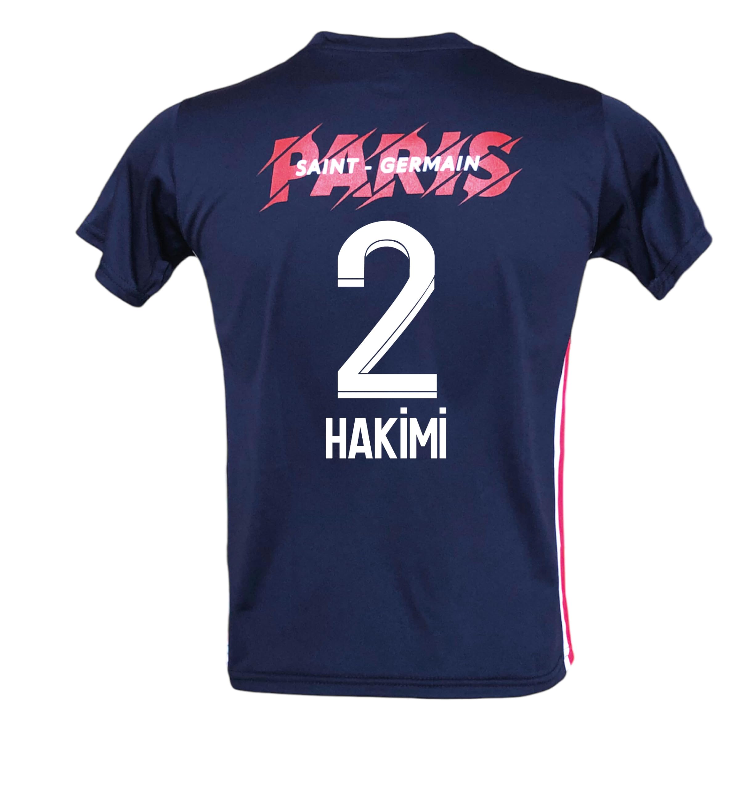 Generico Maglia da Calcio Hakimi 2 Ufficiale, Home, Blu Navy, Taglie da Adulto Ragazzo Bambino