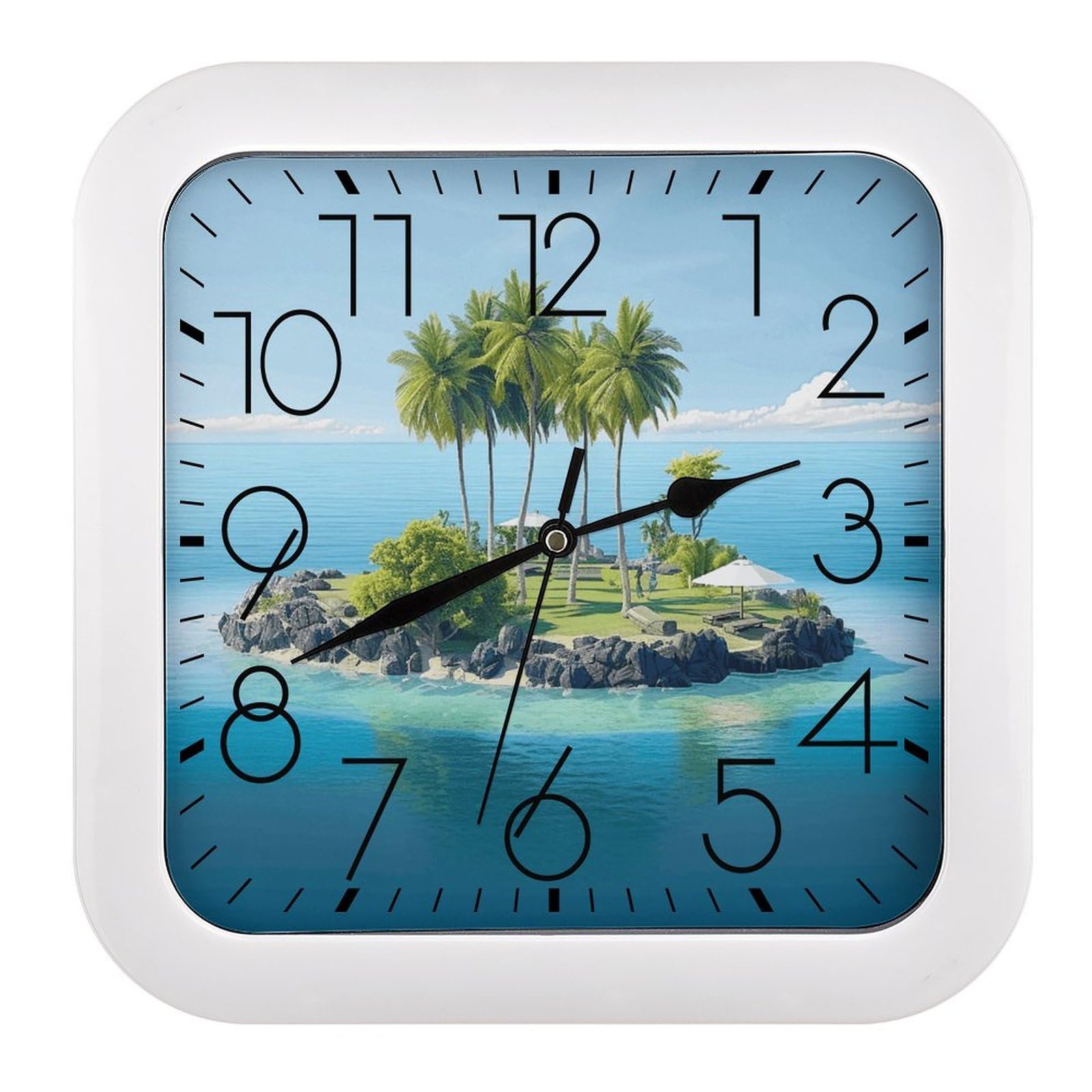 Horloge murale moderne contre le tic-tac pour salon