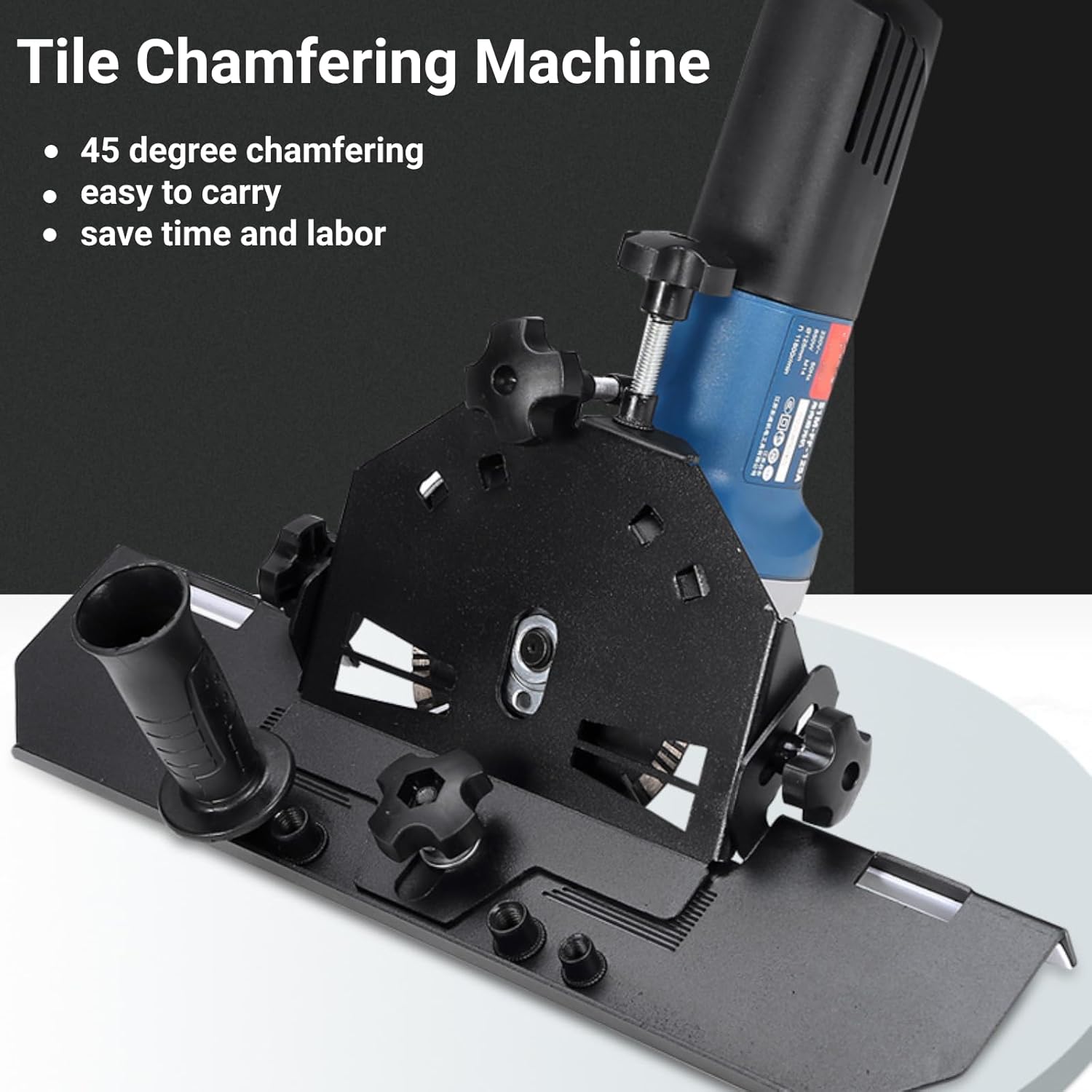 Manual Tile Chamfering Machine 45 Degree Angle Cutter Tool for Ceramic Porcelain Glass Stone Floor Tile Trimming