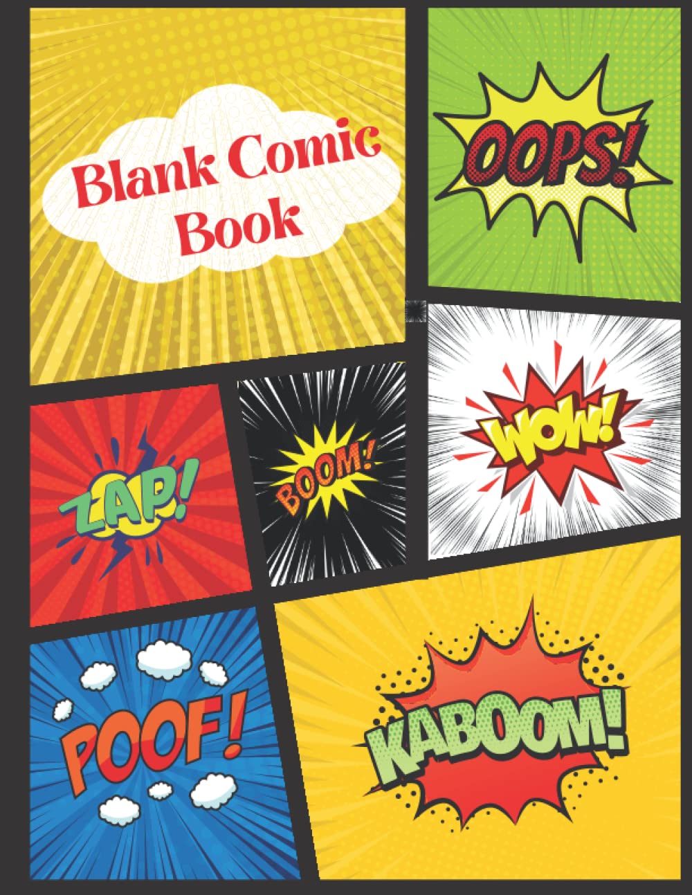 Blank Comic Book Draw Your own Comics And Create The Best Stories. Comic Panels for Drawing