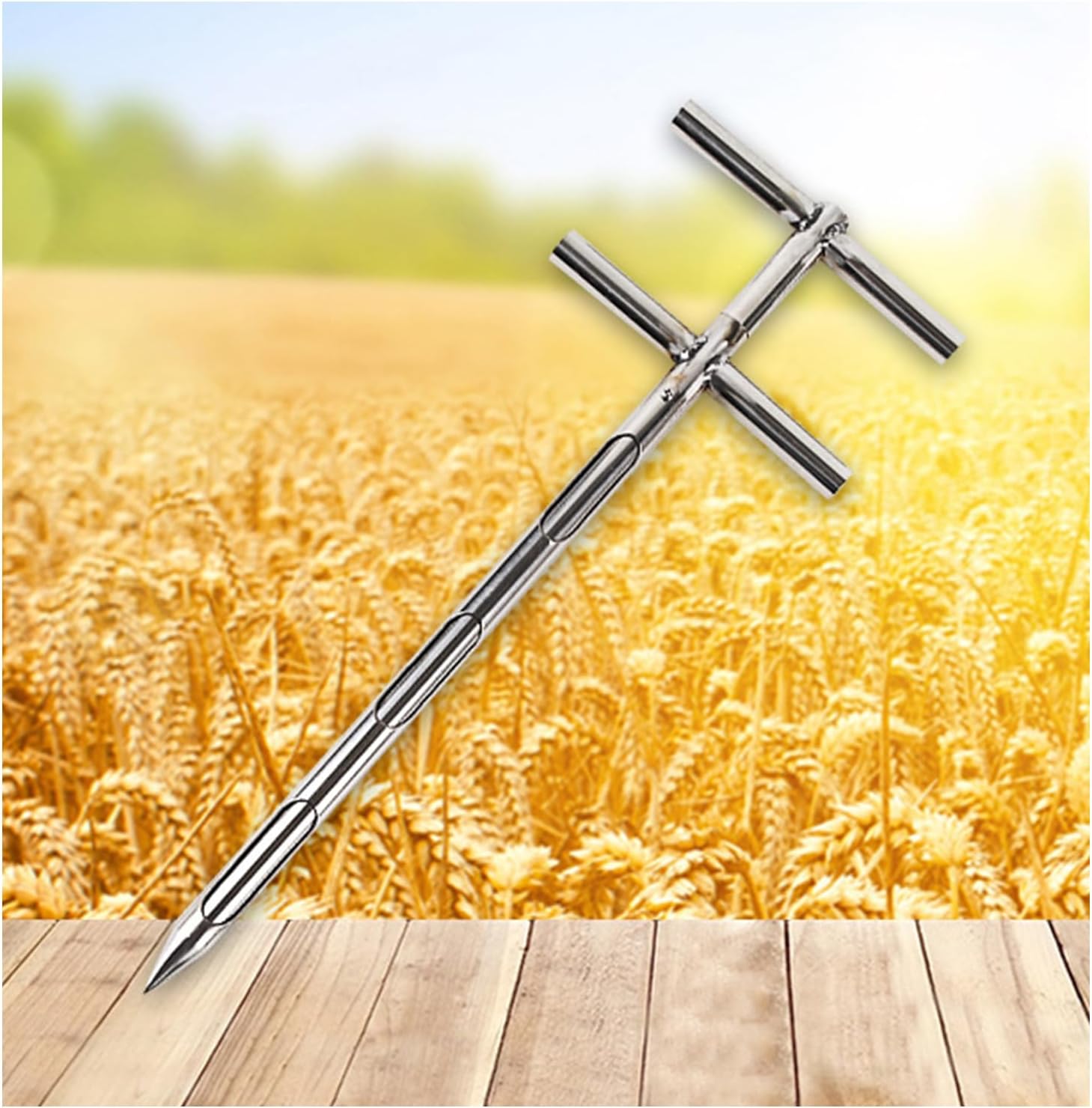 Stainless Steel Grains Powder Sampler, Double Tube Layered Sampler in Agriculture, Laboratories, Scientific Research Institutions and Industry
