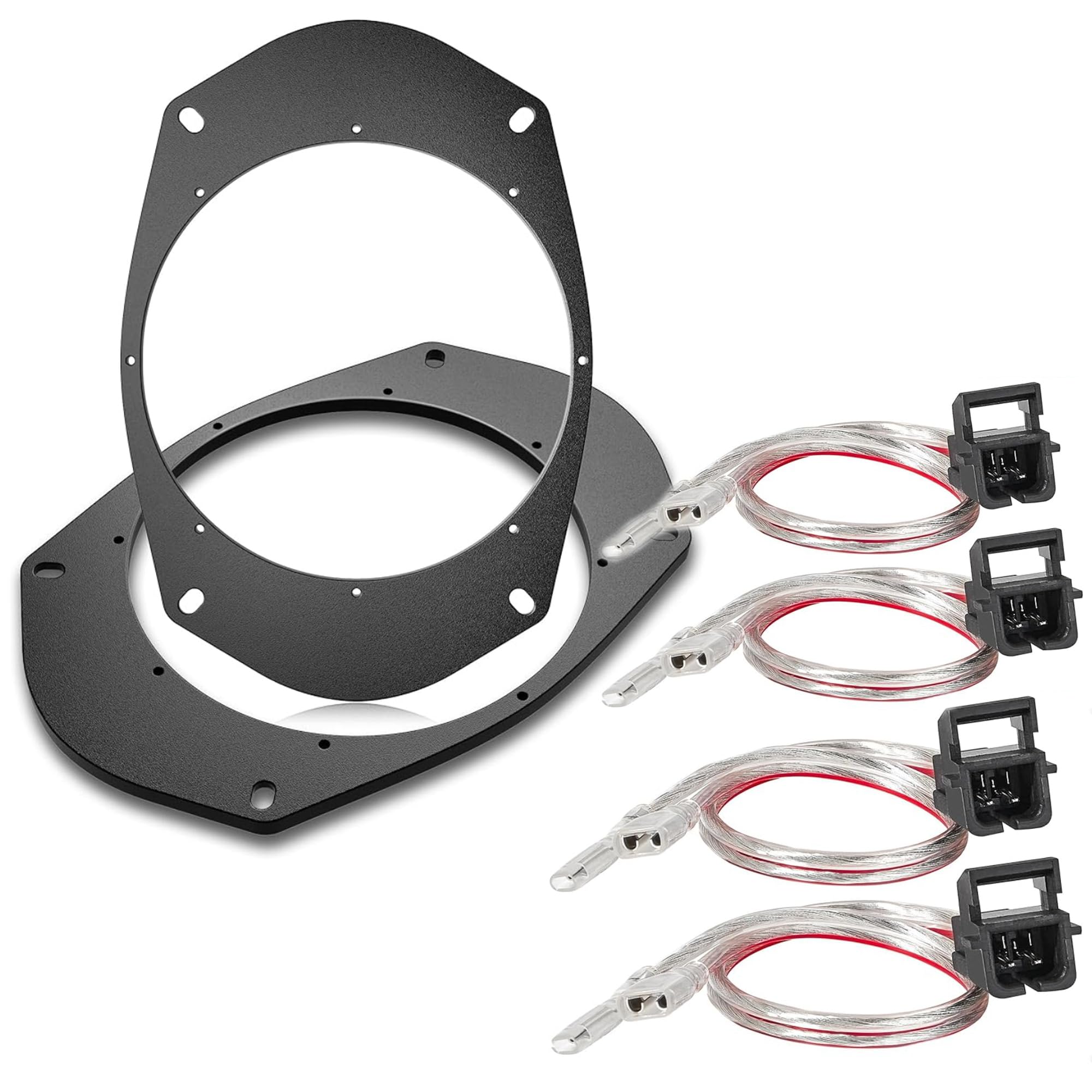 Amazon.com: NuIth Door Speaker Wiring Harness Adapter + 6X9 to 6.5