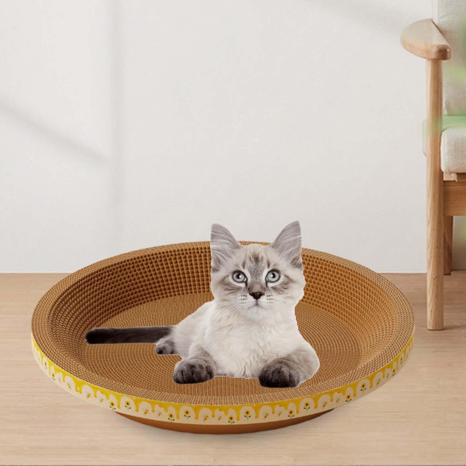 Tiragraffi per gatti, letto per dormire progettato per offrire comfort e incoraggiare i comportamenti naturali del gatto per un riposo confortevole,