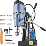 Magnetic Drill Press with 6 Drill Bits