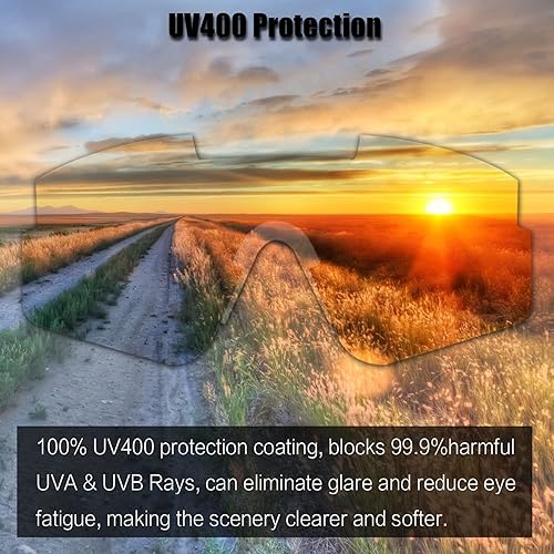 Miniatura 3 de Gafas de sol de ciclismo gafas de protección UV 400 para hombres y mujeres deportes al aire libre pesca correr béisbol gafas de sol a prueba de