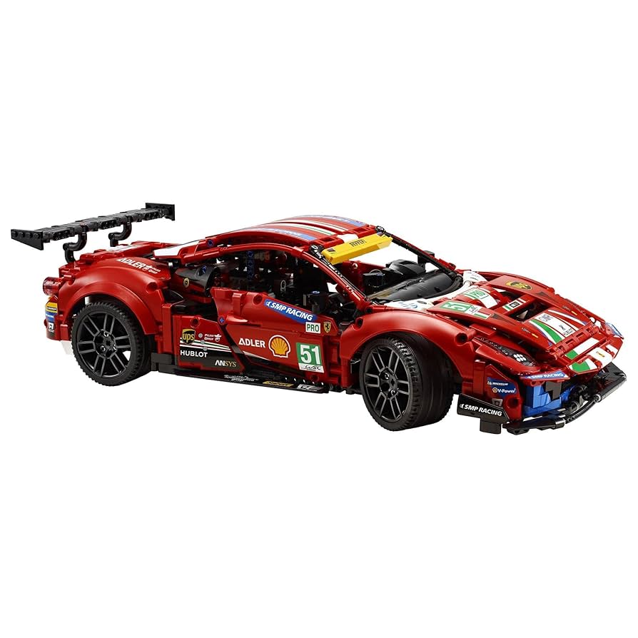⭐︎国内発送⭐︎レゴ　互換　テクニック フェラーリ488 1：14レッド Amazon.co.jp: レゴ(LEGO) テクニック フェラーリ 488 GTE AF