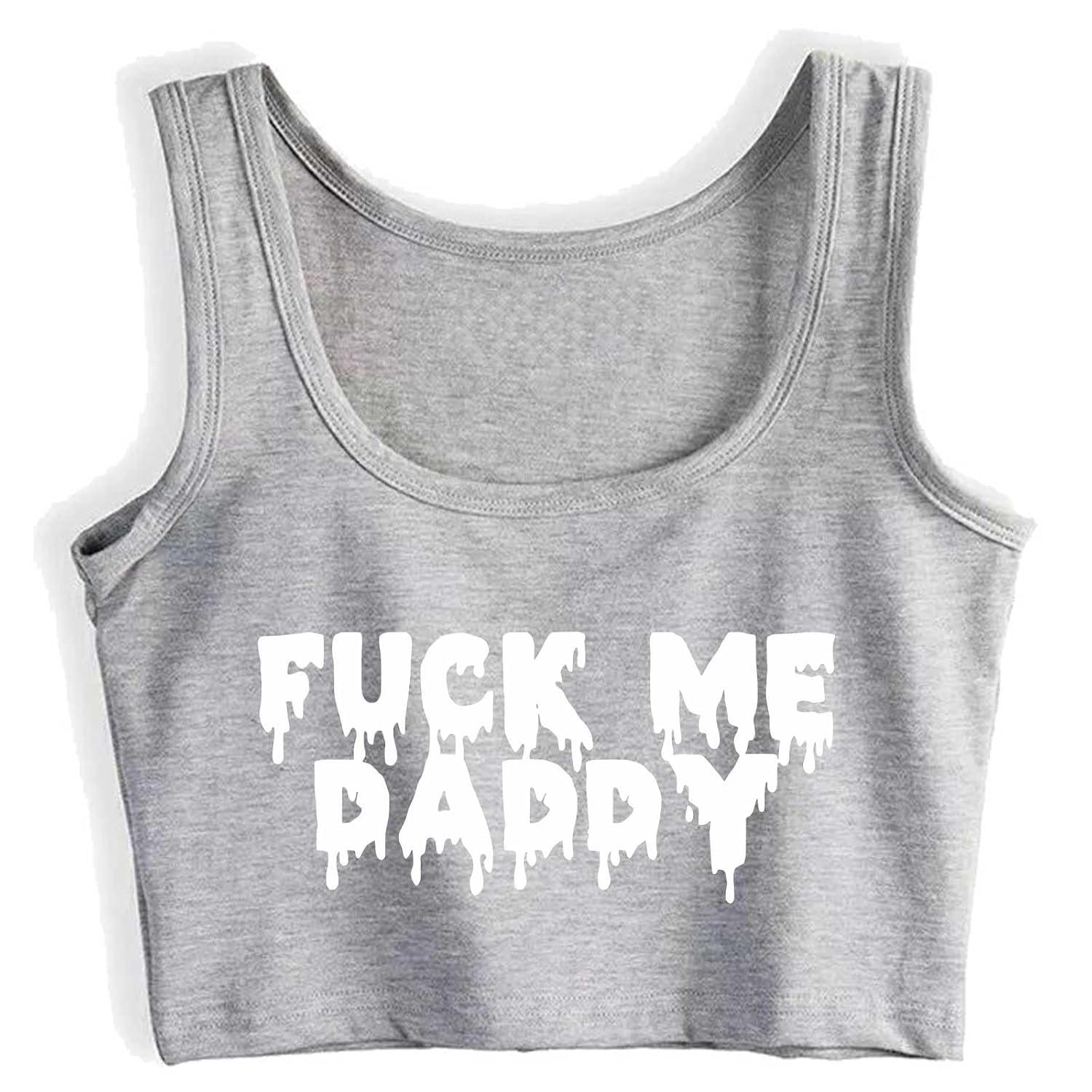 APSRA Trader Daddy BDSM Cum Me Slut Sleeveless Crop Top Cotton Vest Tank Top - Review, Price and Buying Guide