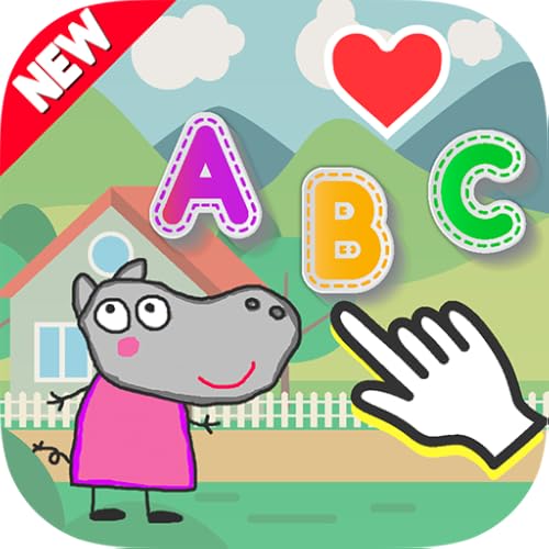 Papa ABC Hippo Pig - Practice Alphabet Tracing Preschool Kids