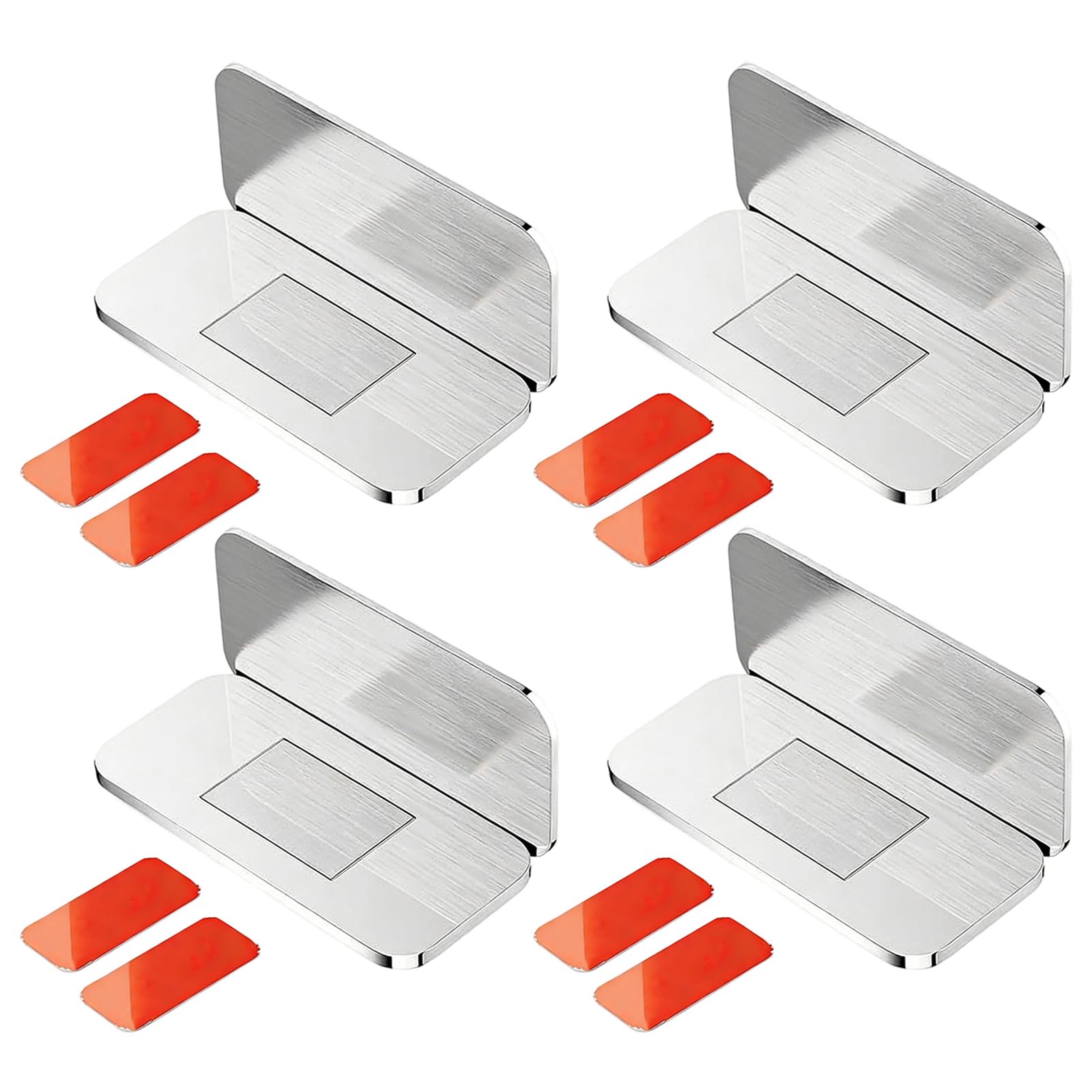 Furniture Cupboard Close Stainless Steel Cabinet Door Catches Quiet Close Powerful Magnets Latches Enduring Adhesive Drawer Magnets