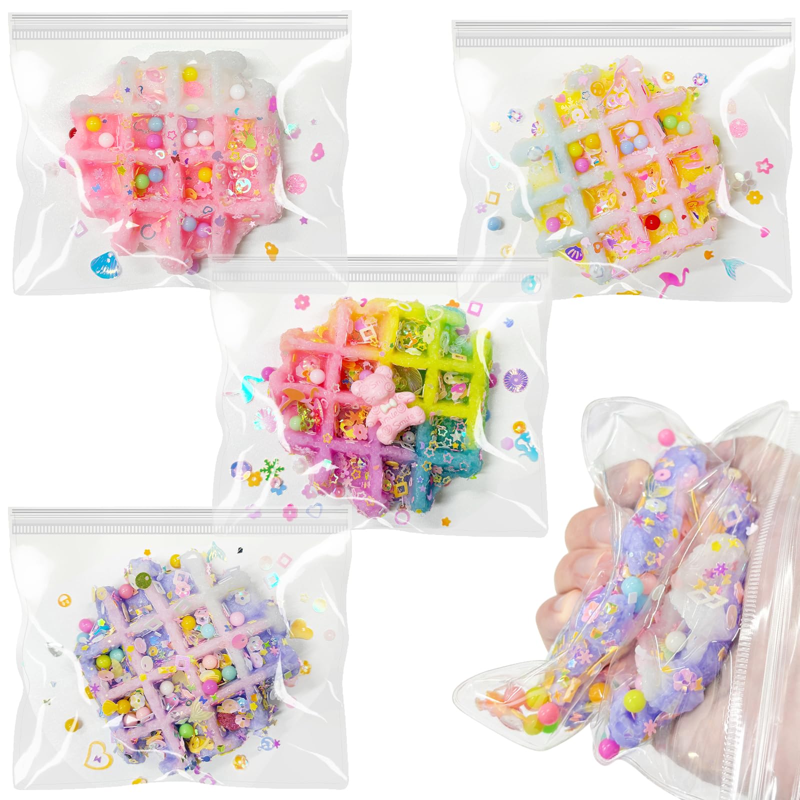 4PCS Taba Squishy, Fufu Squishy,Fidget Toys Squishy, Fidget Toys Squishy, Squeeze Toys for Stress Relief, Easy to Carry, Ideal for Office Workers, Students