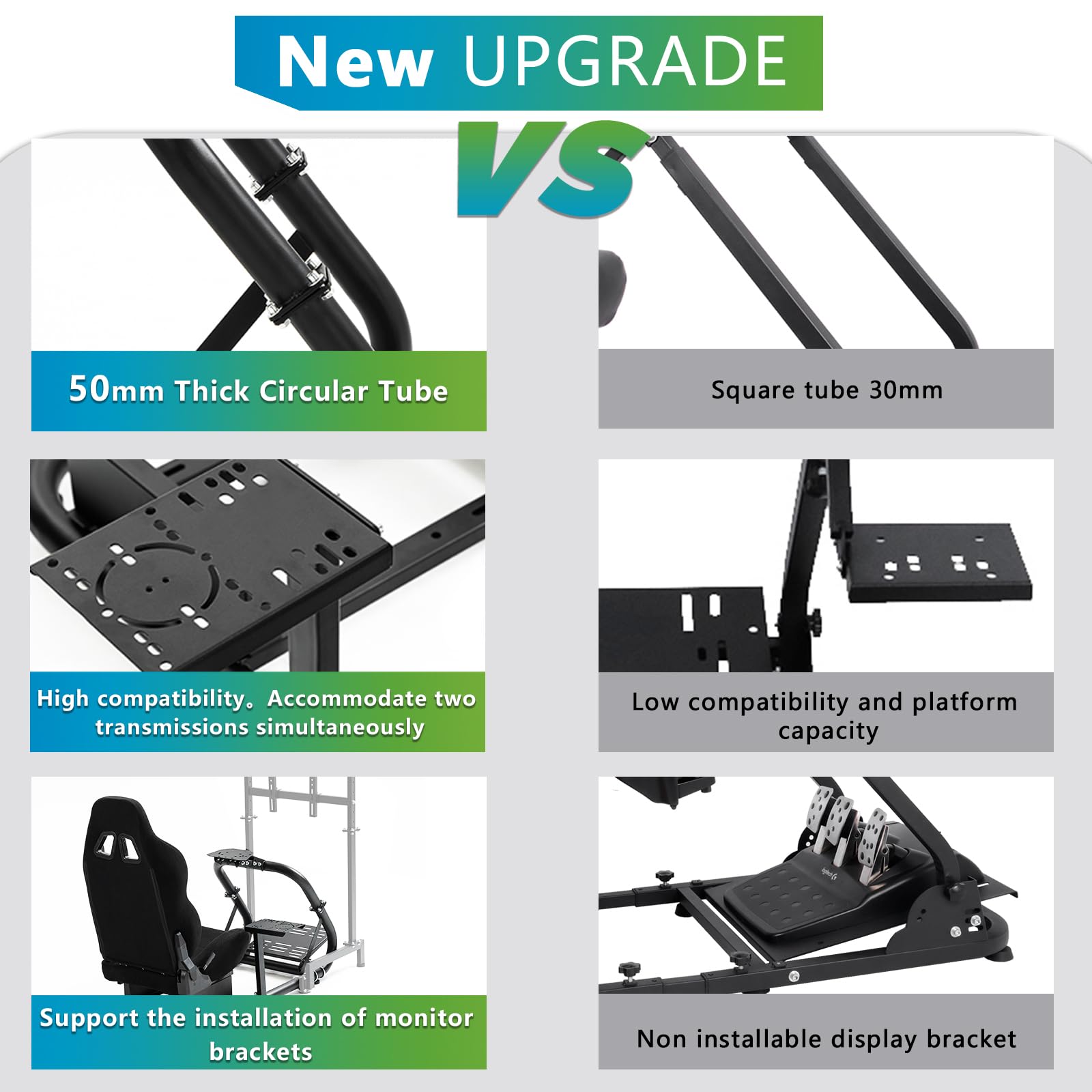 Snapklik.com : Hottoby Racing Simulator Cockpit