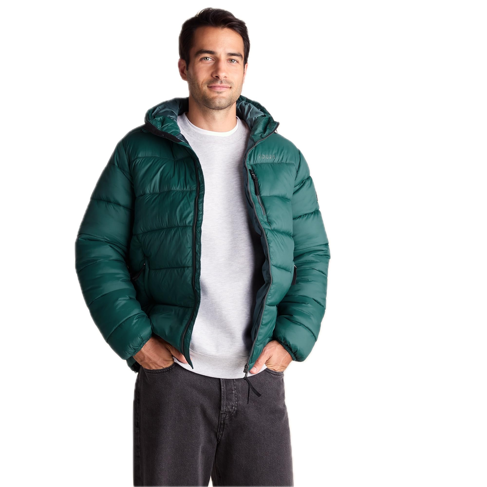 TOG24 Maloney Mens Padded Jacket Windproof Puffer Winter Insulated Quilted