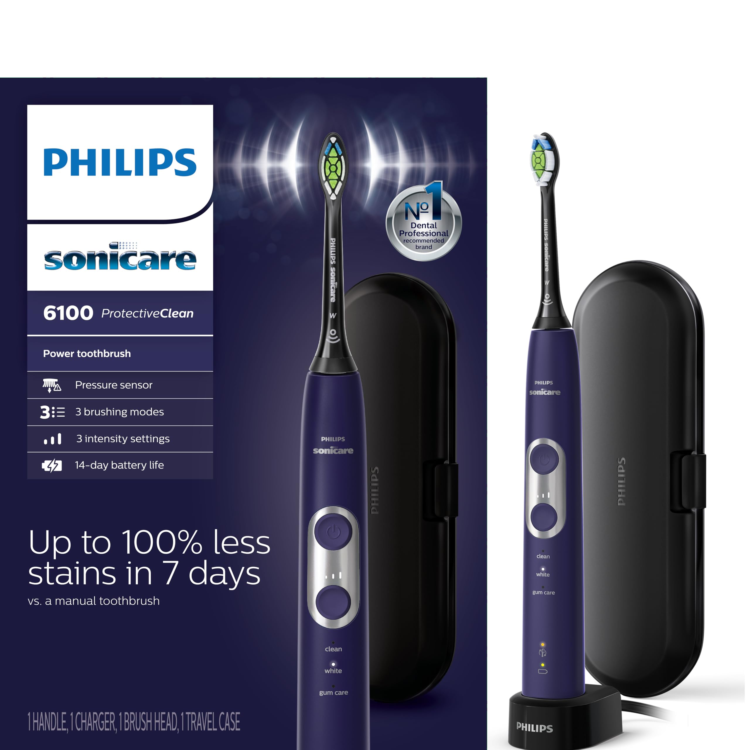 Amazon.co.jp: Philips Sonicare ProtectiveClean 6100 Rechargeable