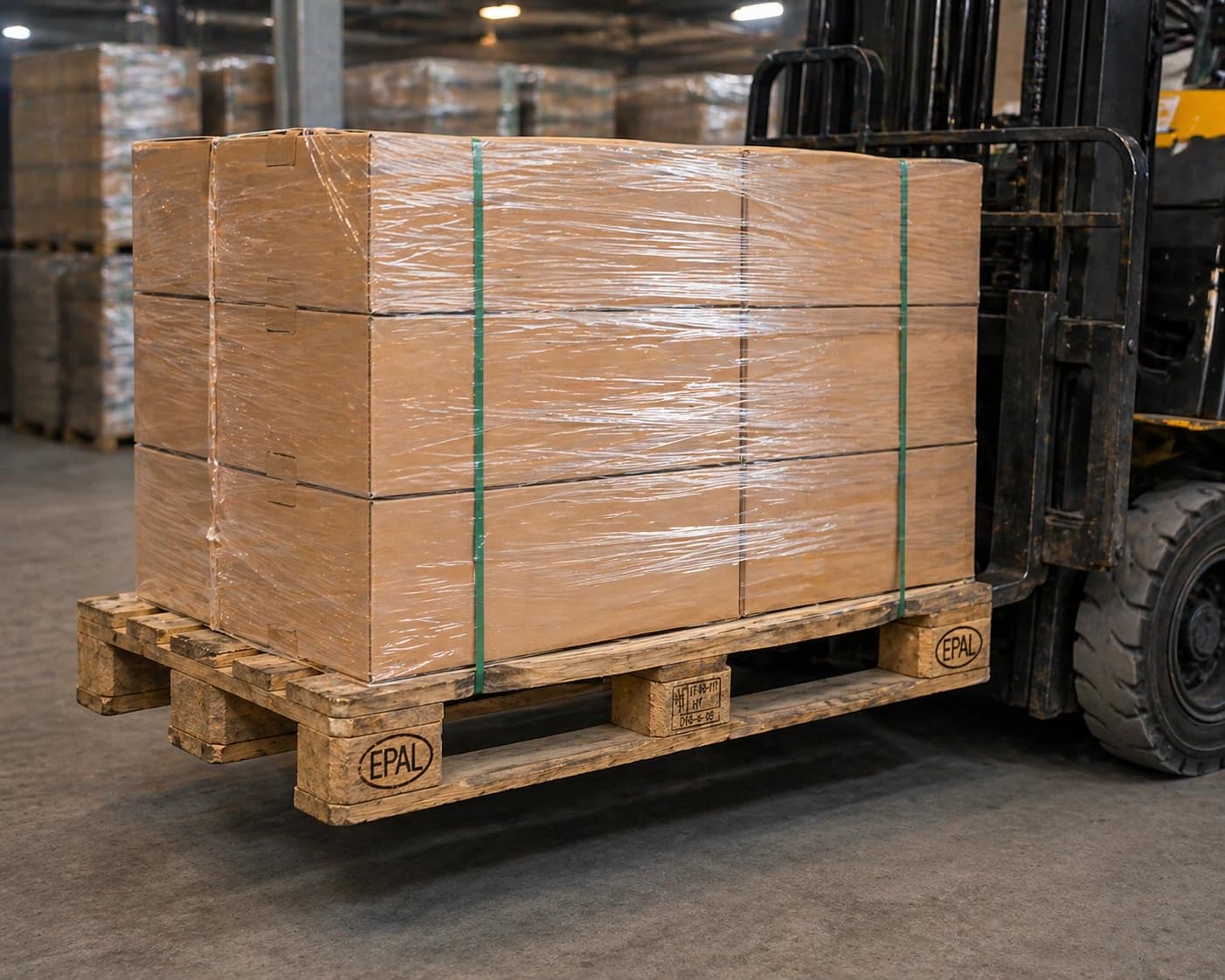 Pallet Bancale EPAL 80x120 cm Usato Legno Europeo Certificato - Bancale Standard per Magazzino, Logistica, Spedizioni E-commerce