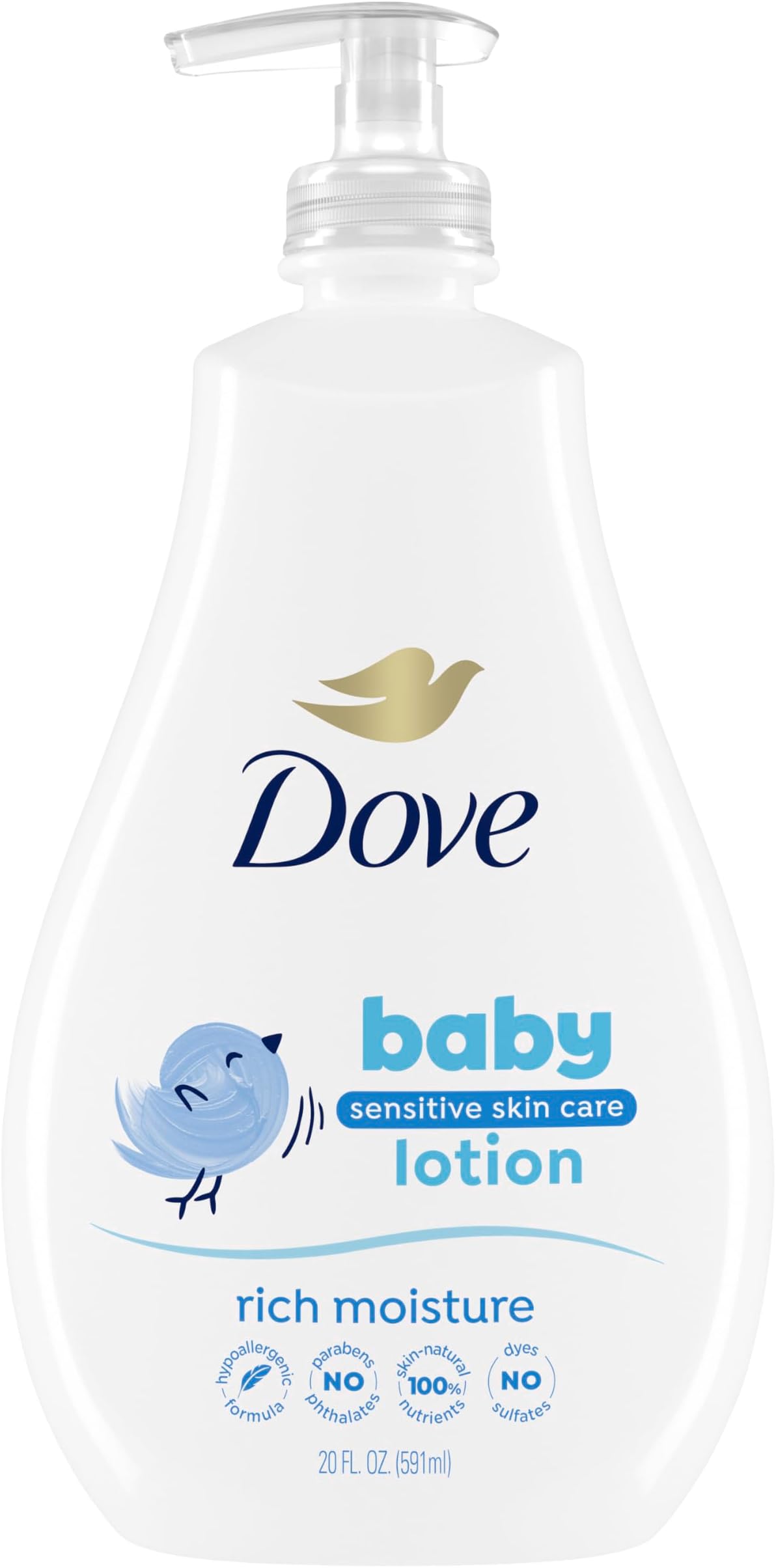 Sensitive Skin Care Body Lotion Rich Moisture 20 oz