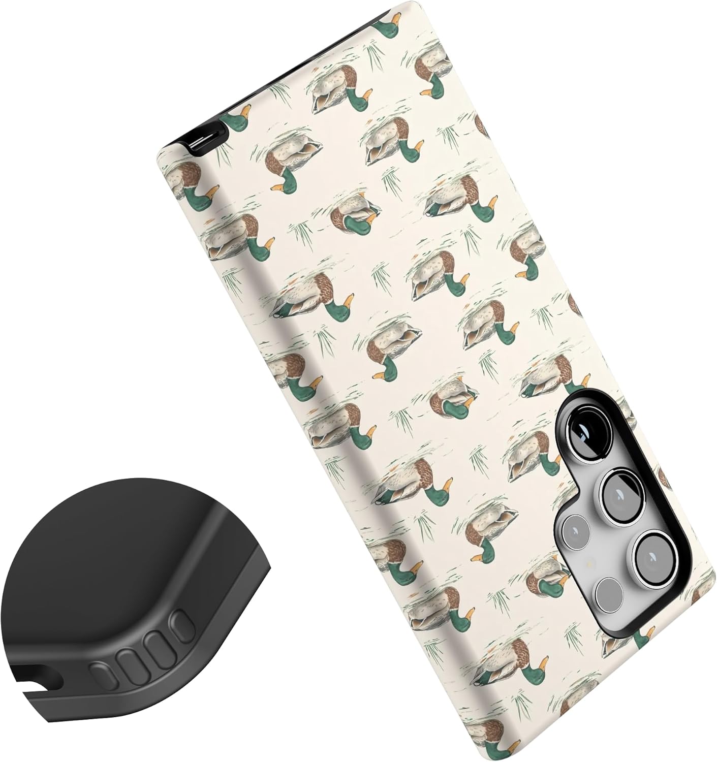 Casely Galaxy S24 Ultra Case | The Boyfriend Collection | Mallard & Co. | Essential Slim Dual-Layer Protective Design