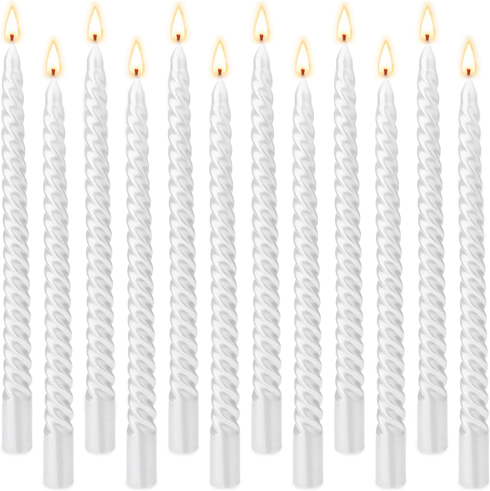Bougeoirs à pompons en cristal, Bougeoirs pour bougie conique, Bougies