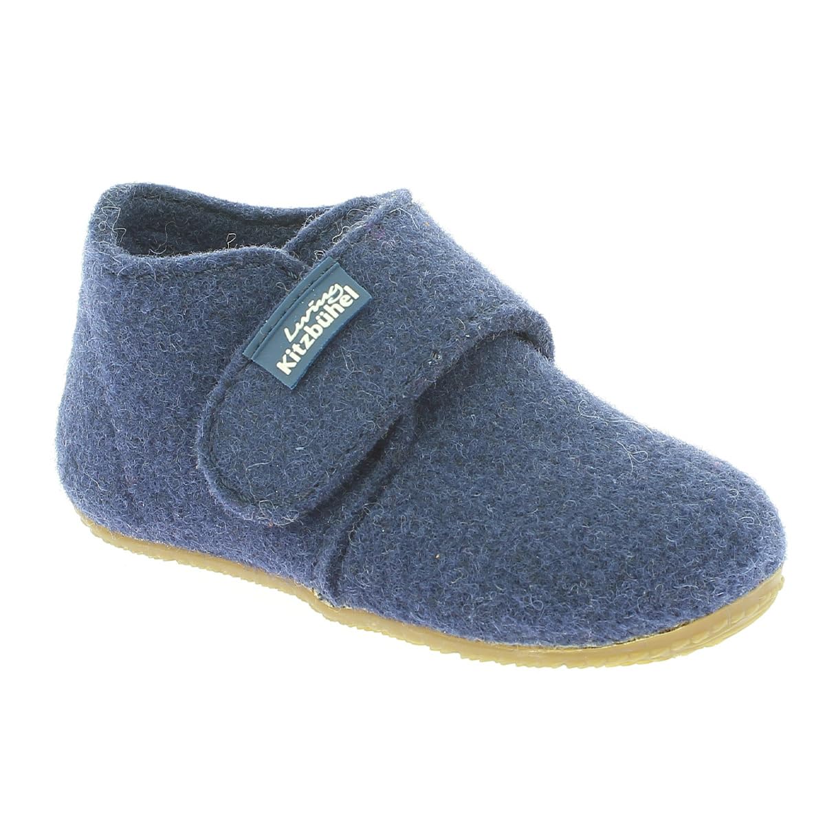 Living Kitzbühel Babyklettschuh Filz unifarben - Kapcie uniseks niemowlęta