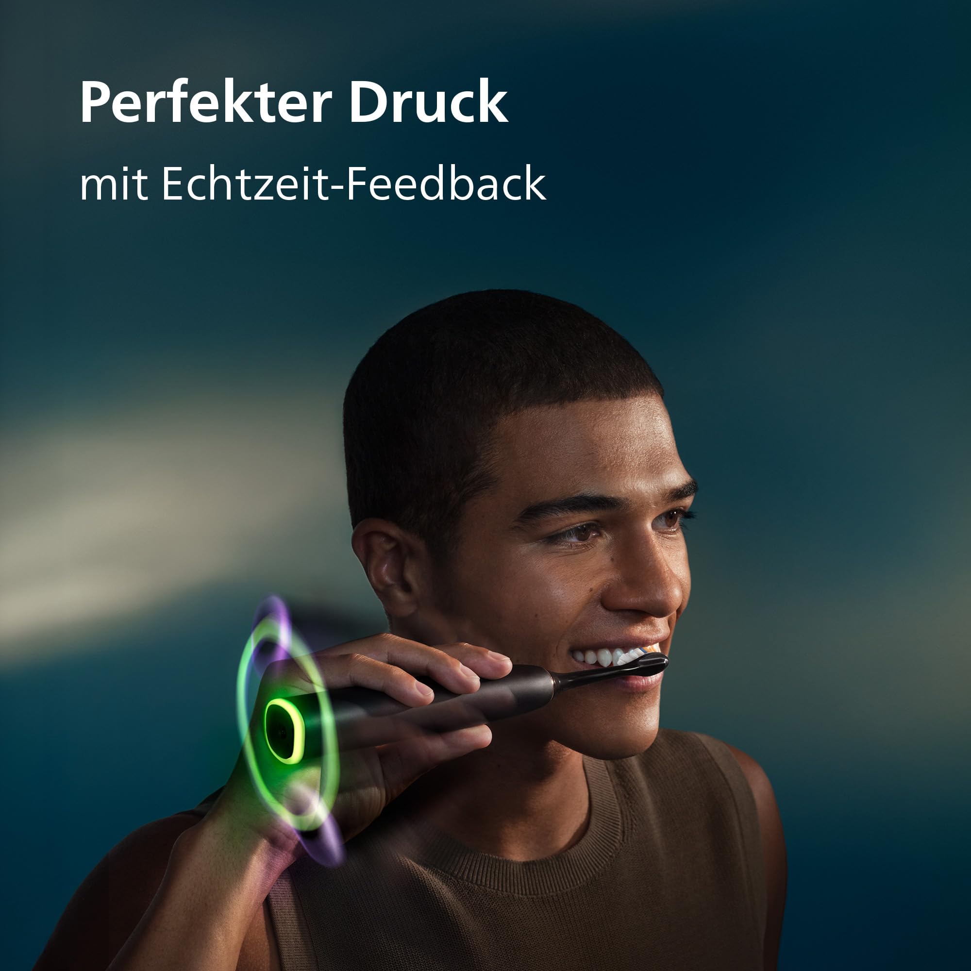 Philips Sonicare Next-Generation DiamondClean 8500 elektrische Zahnbürste - mit intelligenter Andruckkontrolle und 18 Einstellungen, Pulverweiß & Schwarz, 2er-Pack, HX8596/21