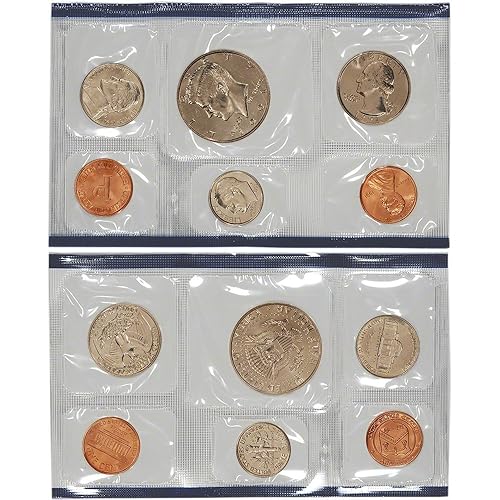 Miniatura 5 de 1991 US Mint Uncirculated 10-Coin Set P&D in Original Government Packaging Brilliant Uncirculated Penny Brilliant Uncirculated US Mint