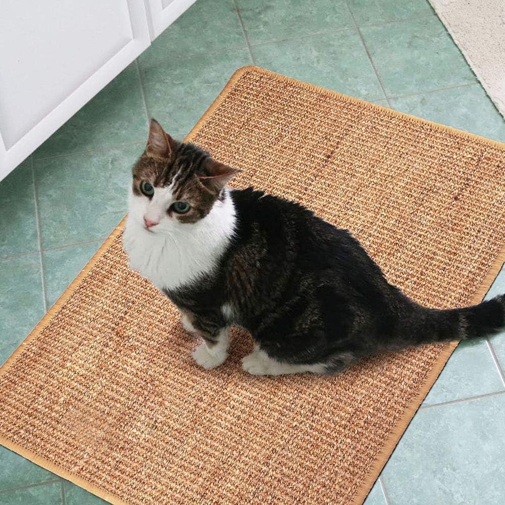 Tappetino Tiragraffi per Gatti,AntiGraffio in Sisal Naturale