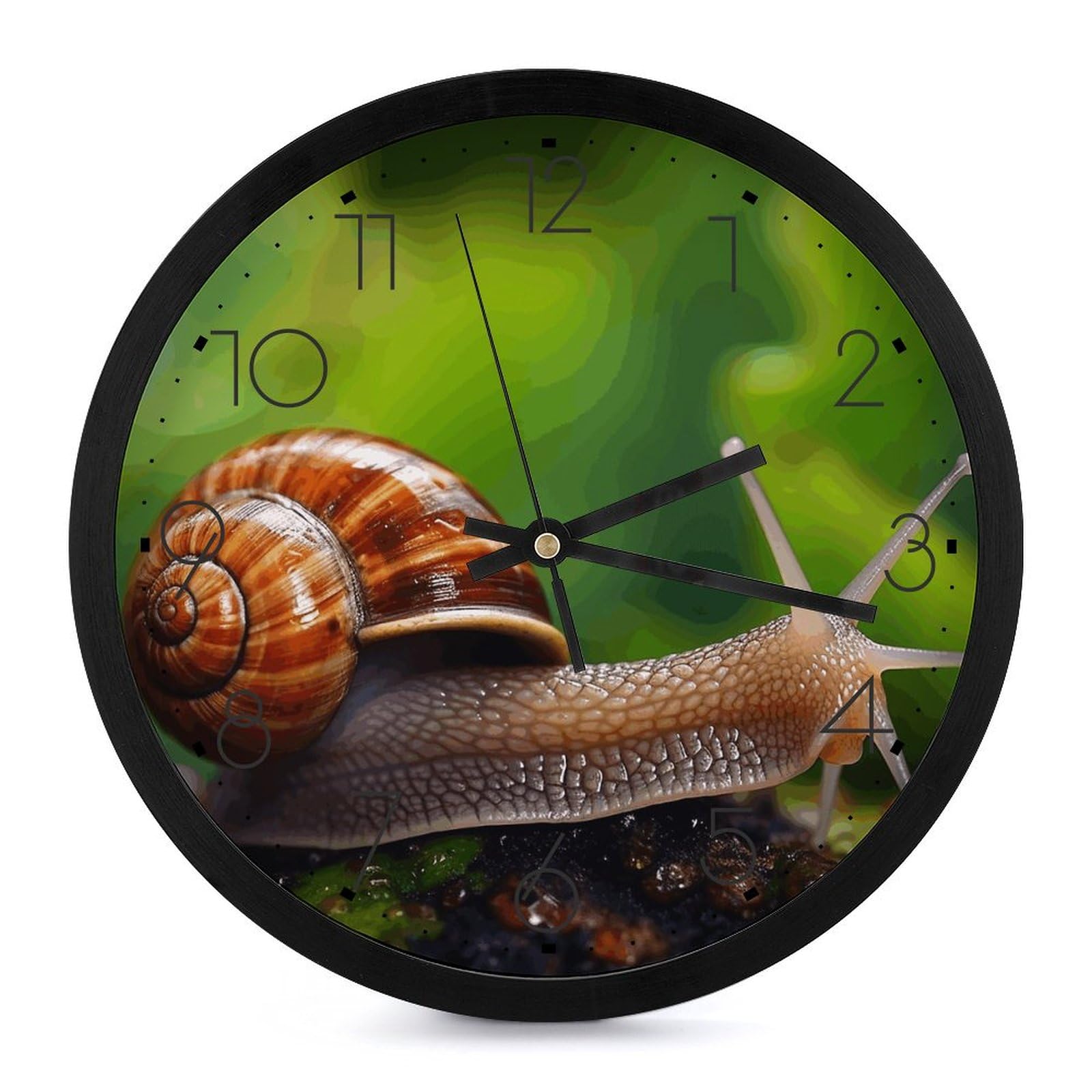 Horloge murale de cuisine analogique pour un espace de vie moderne