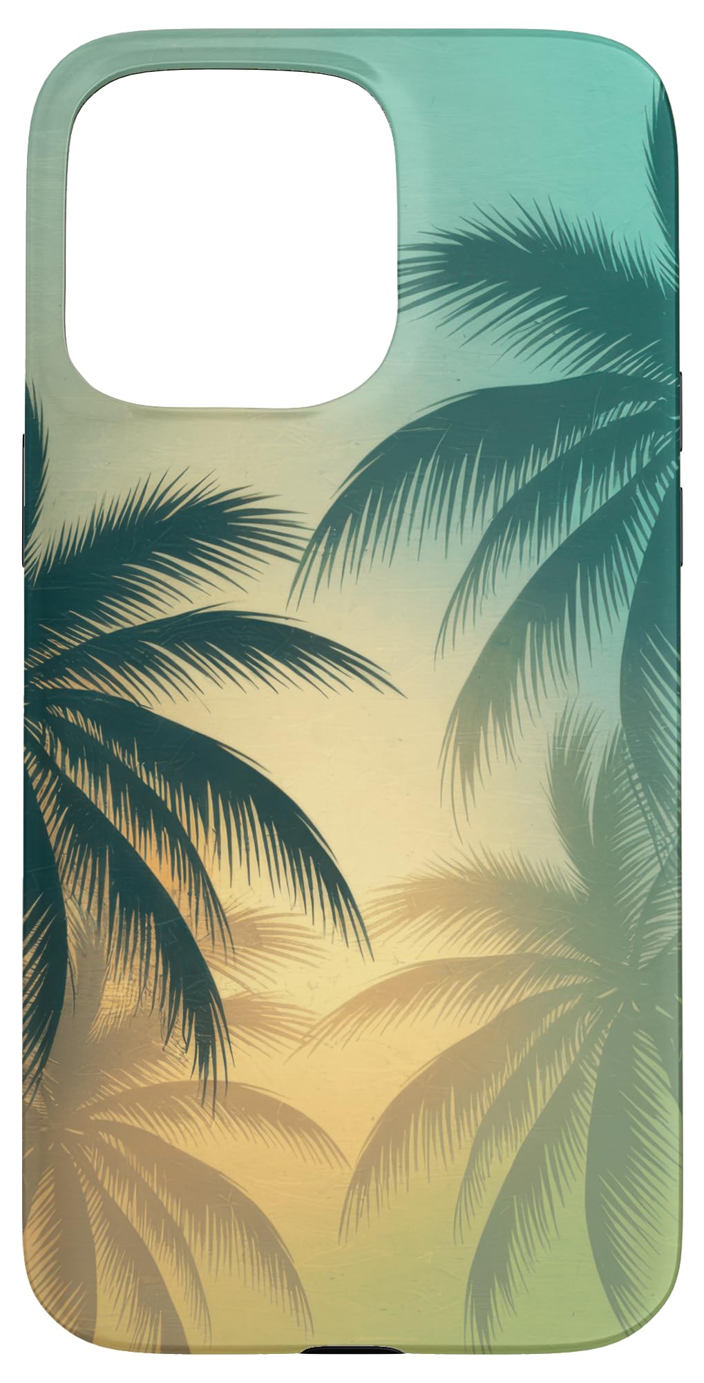 Palm Tree Sunny Beach Sunset Tropical Exotic Plant Case for iPhone 15 Pro Max