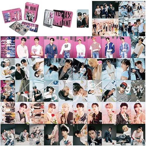 Miniatura 7 de Kpop 3 tarjetas de tarjetas de fotos para niños callejeros, 55 unidades, tarjeta LOMO para álbum MANIAC MAXIDENT The Sound Merch regalo para SKZ