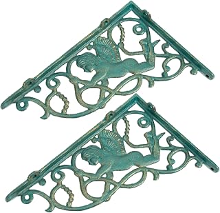 Shelves 1 Pair of Shelf Holder Triangular Brackets Shelf Support Brackets Wall Shelf Iron Holder Wall Mounted Shelf Bracket for Home Outdoor Garden Wall Shelves