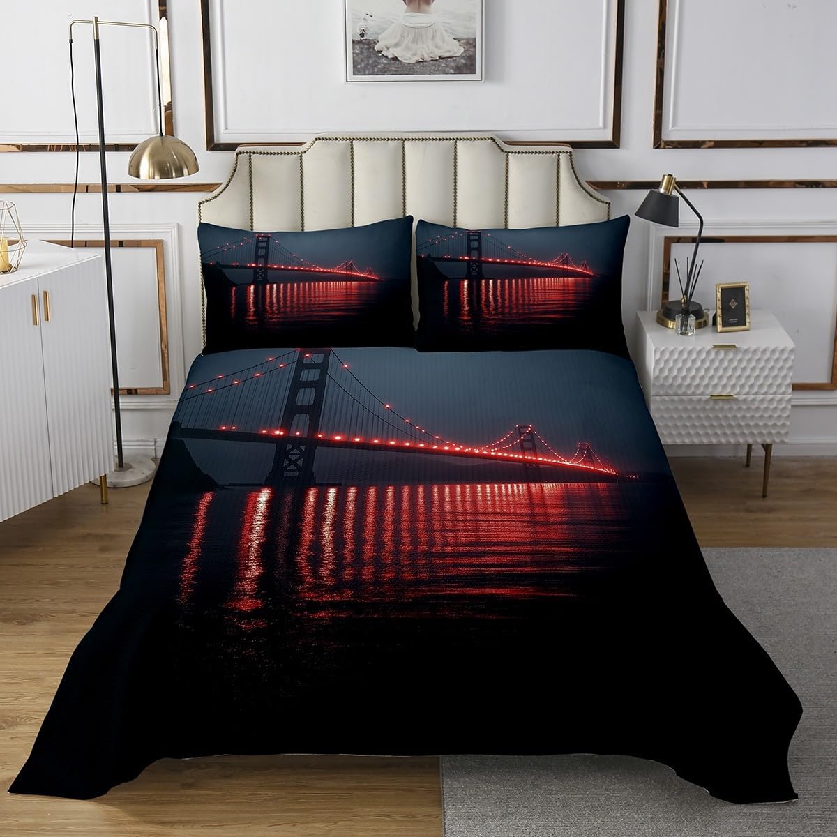 jejeloiu Black Women Bedspread King Size African American Woman Coverlet Set Teens Teal Abstract Quilted Coverlet Breathable Soft Lightweight Modern Room Decor