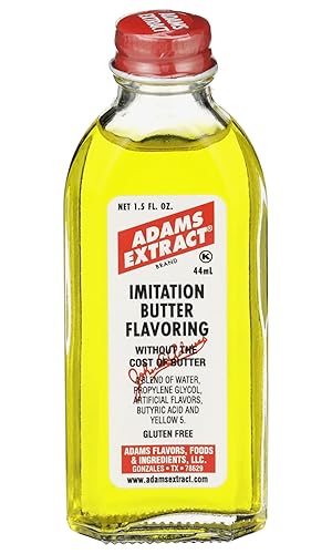 Miniatura 4 de Adams - Paquete variado, 1 sabor vainilla (4 onzas líquidas), 1 extracto de limón (1.5 onzas líquidas), 1 sabor a mantequilla de imitación (1.5 fl