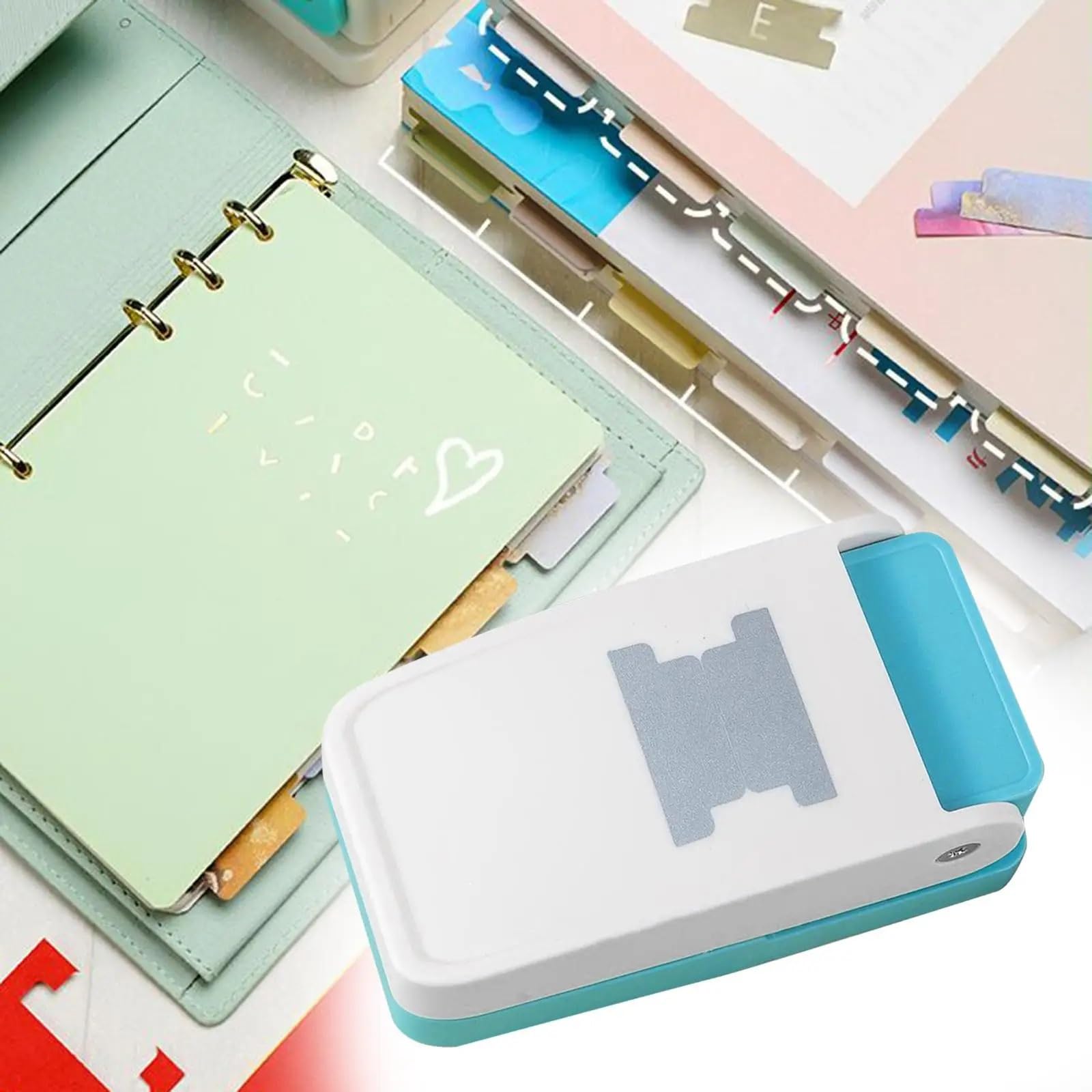 Starker Stanzer für lose Blätter, Trenner, Papier, Kork, Bastelbedarf, Scrapbooking, Notizblock, Kartenherstellung (A)
