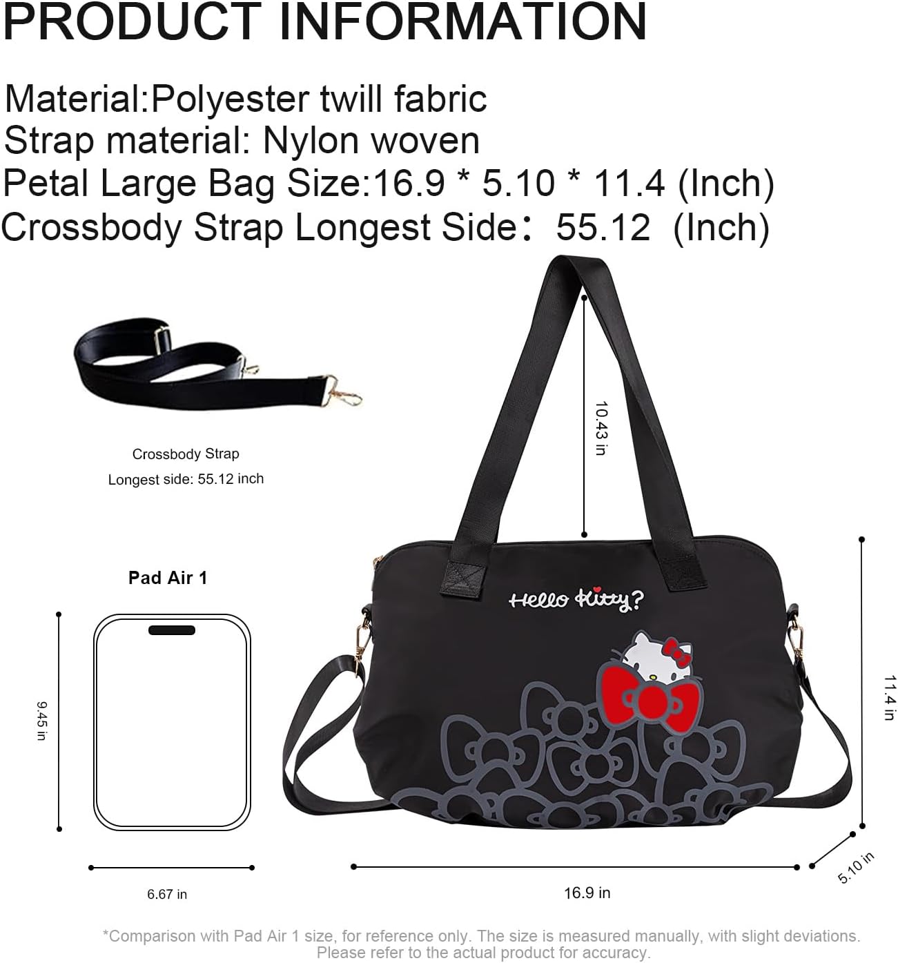 AmBealla Travel Bag Large Waterproof Weekender Bag Carry On Tote Bags for Women with Shoulder Strap, Lightweight Polyester Luggage Sleeve Overnight for Girls, Fits on Suitcase Work& Gym Sports - Image 6