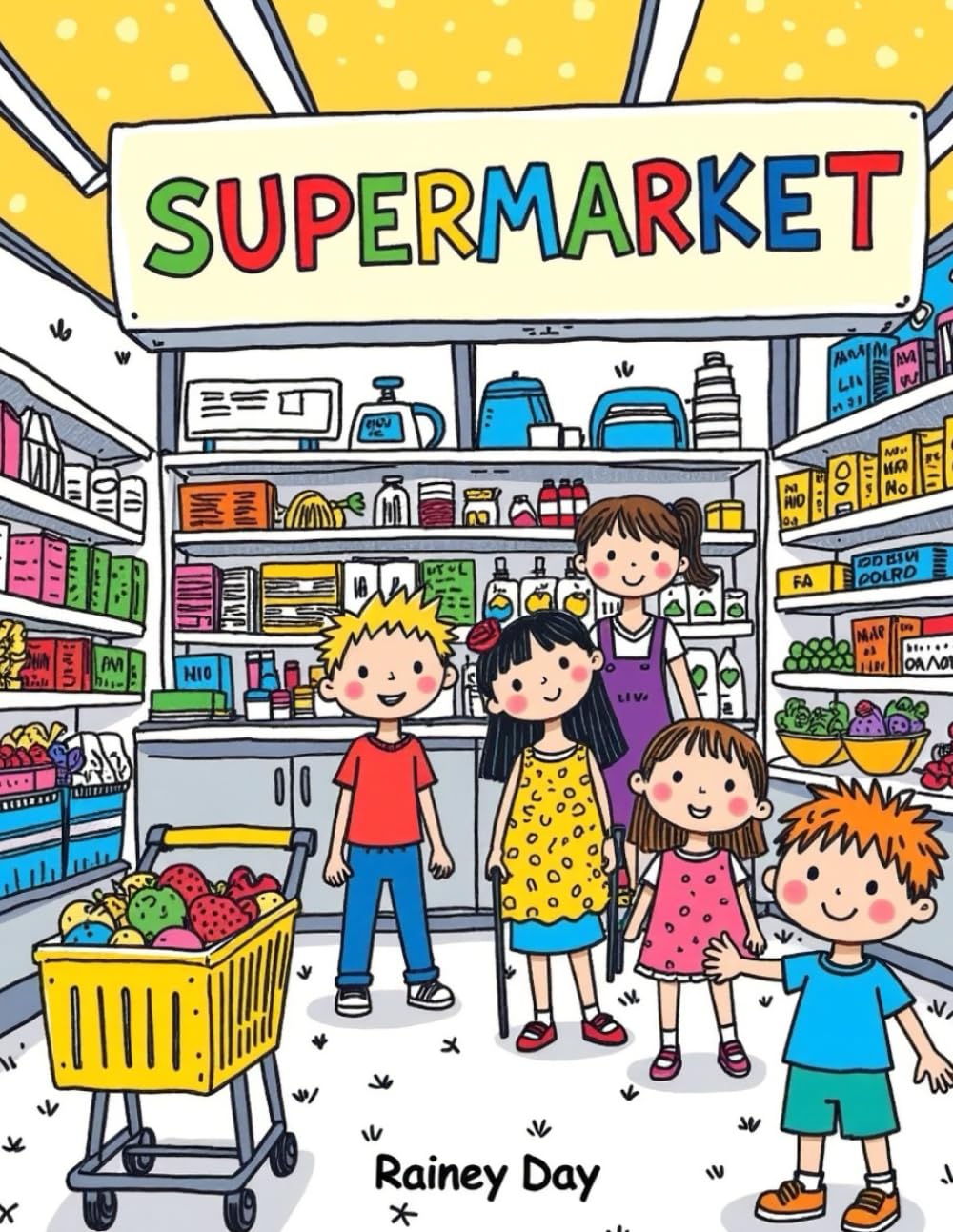 Supermarket Activity Book for Kids: A fun and educational playbook all about what you will find at the Supermarket
