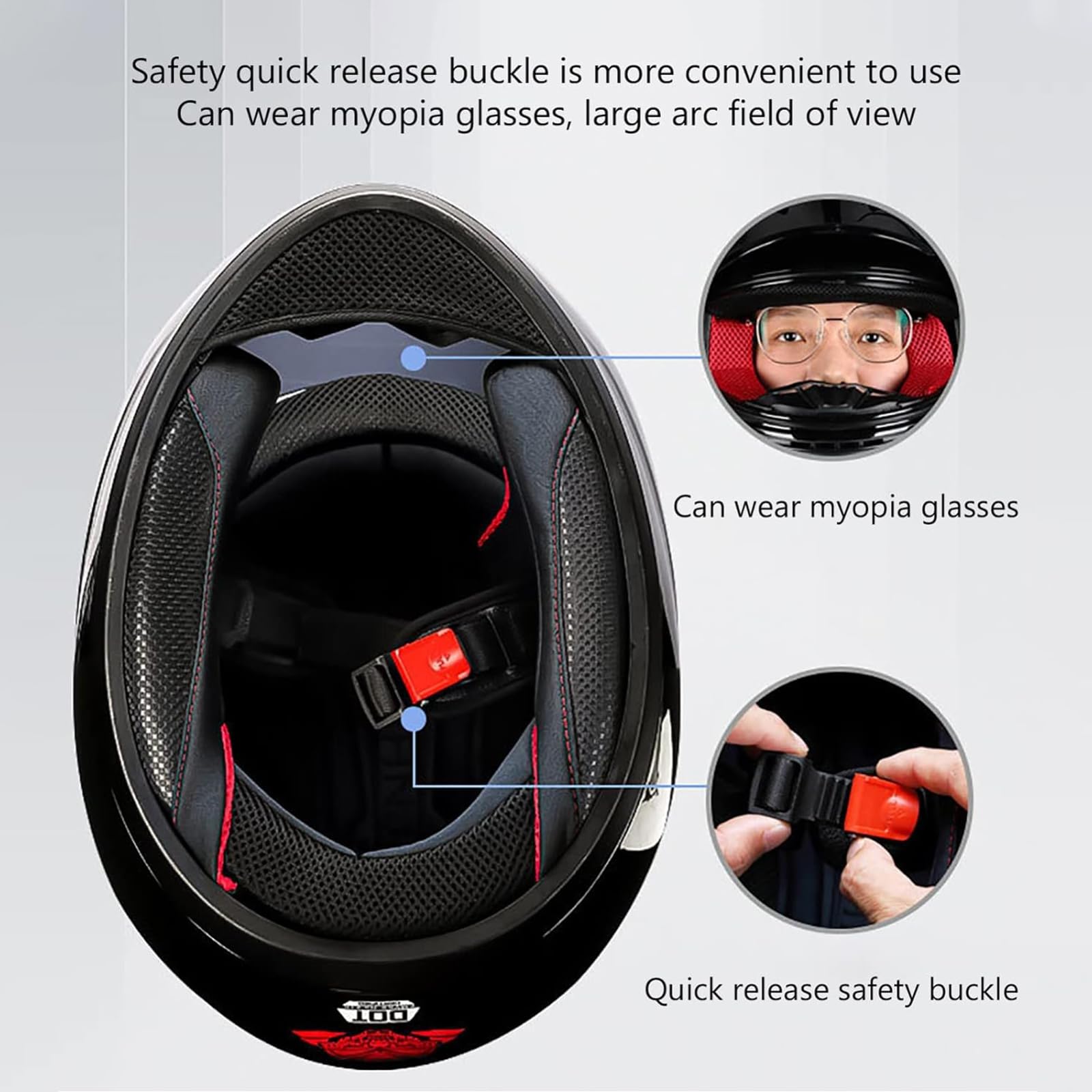 Kask motocyklowy, damski, z uszami kota, certyfikat ECE, kask integralny Cool Girl Four Season, offroad, kask szczękowy z osłoną przeciwsłoneczną do czarnego kasku Street Scooter