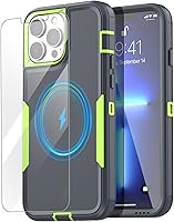 Vista 11 de AICase Funda resistente para iPhone 13 Pro Max/12 Pro Max, resistente de 3 capas de protección de grado militar, a prueba de golpes y caídas