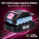 25pcs Car Cleaning Kit, Pink Interior Detailing Kit with High Power Vacuum Portable Cordless, Handheld Vacuum Cleaner for Home, Car, Pet Hair, Keyboard, Complete Auto Accessories for Gift