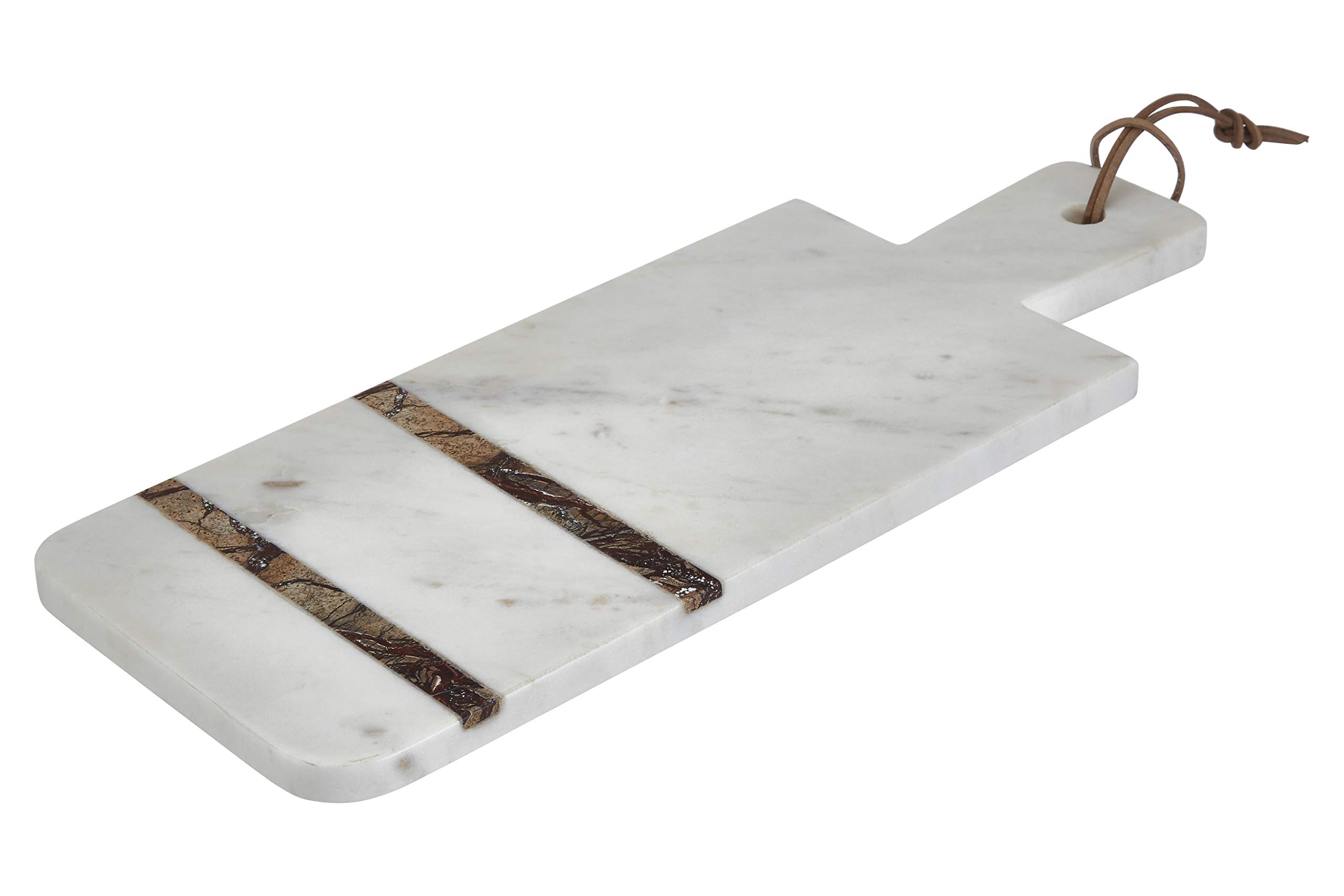 Maison By Premier White/Brown And Forest Marble Paddle Board