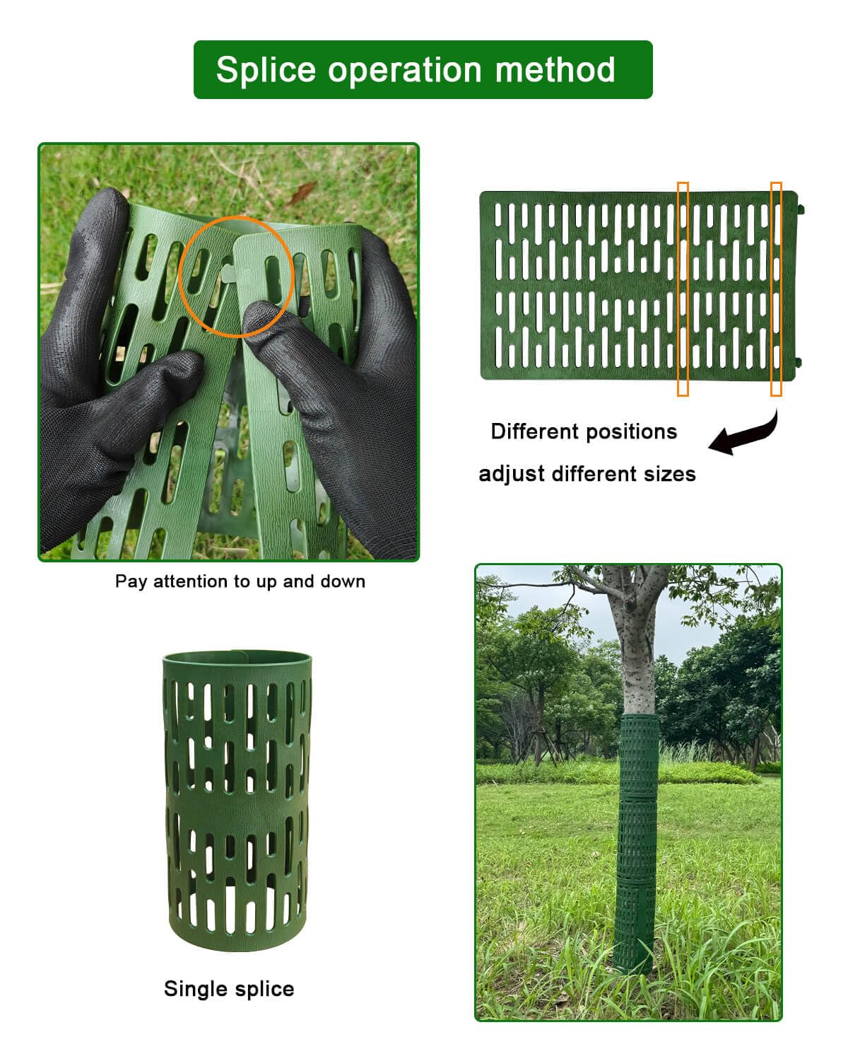 Tree Trunk Protectors Tree Bark Protectors - 4Pcs Small Tree Trunk Protector Guard Breathable Tree Protectors for Wildlife Protection