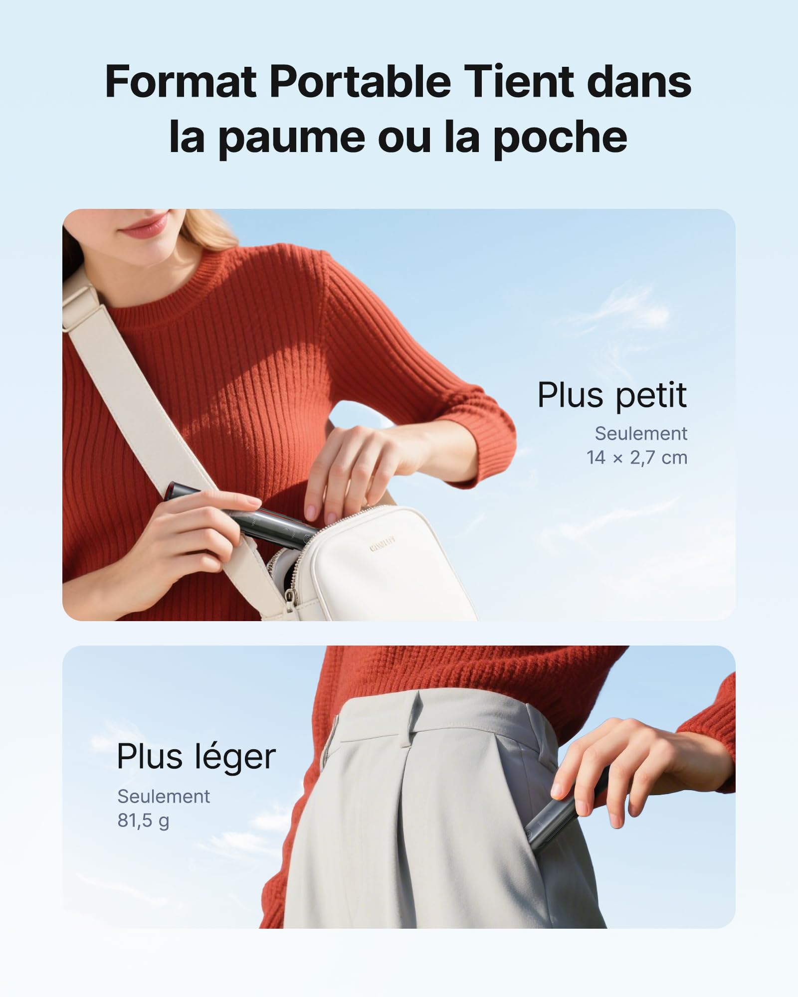 BOYA Magic Microphone sans Fil (Support Non Inclus), à Clip, à Main, de Bureau, Micro Cravate avec Prise USB-C, Micro sans Fil pour iPhone 15/16, Mini Microphone Lavalier pour Streaming, Vlogging